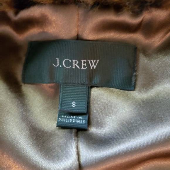 Pre owned J.CREW animal print faux fur vest in excellent condition - Picture 6 of 7